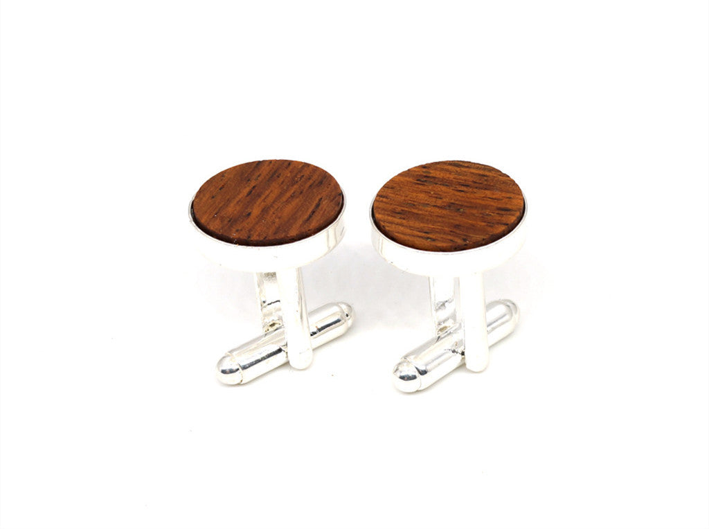 Wooden shirt cufflinks