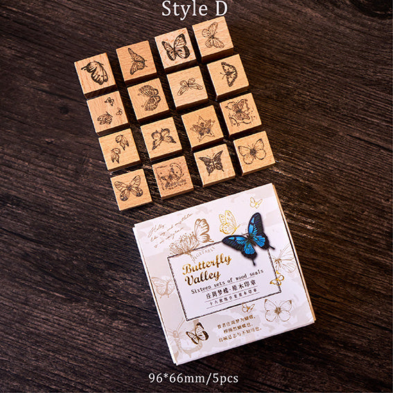 Wooden stamp toy