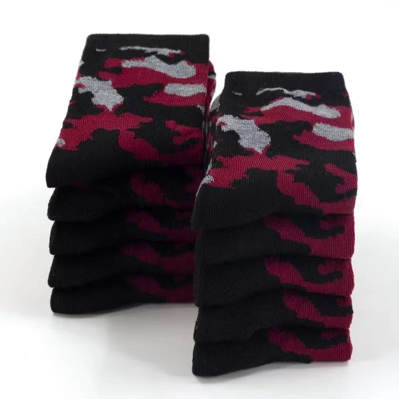 Military Training Polyester Cotton Tube Socks