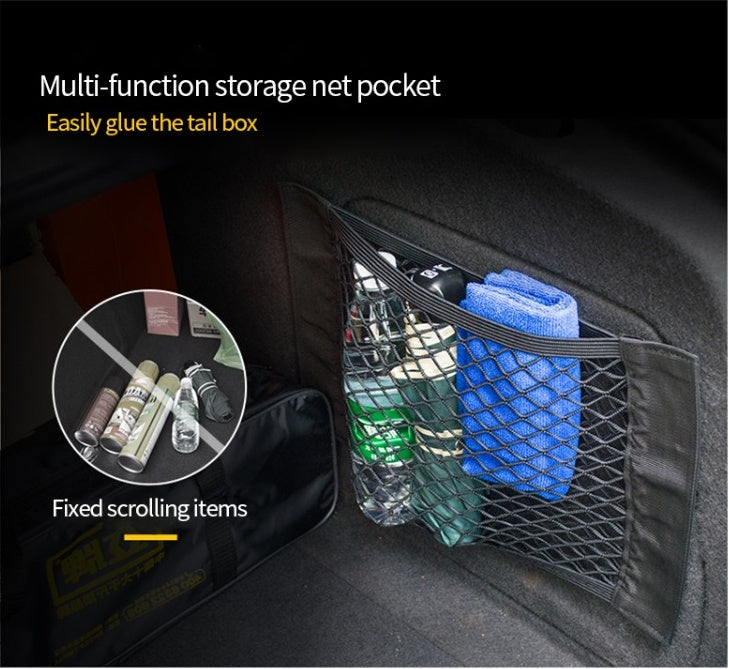 Multifunctional Car Side Hook Widened Storage Mesh bag