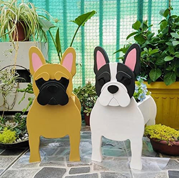 Flower Pot Pet Dog Potted Garden Decoration