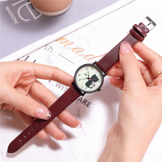 Cute Cat Ladies Casual Wrist Watch