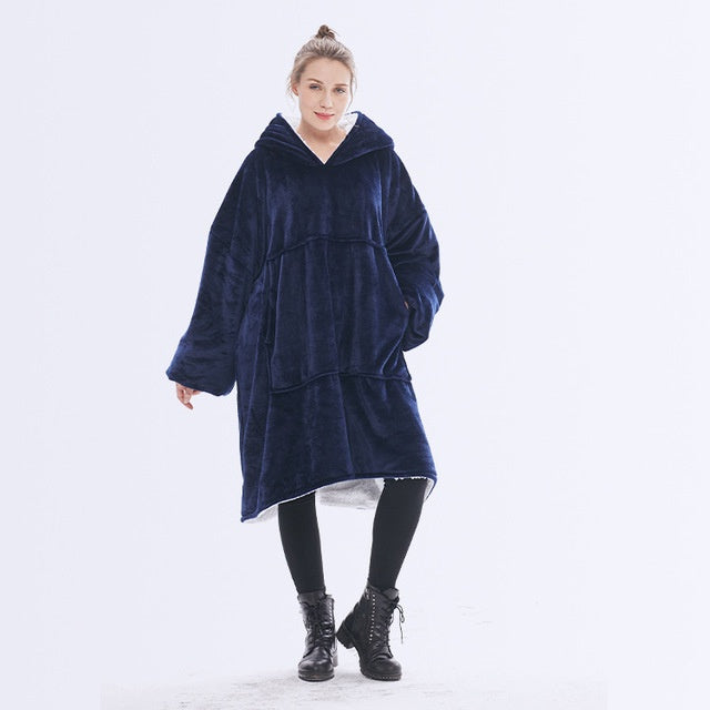 TV blanket outdoor cold and warm night gown