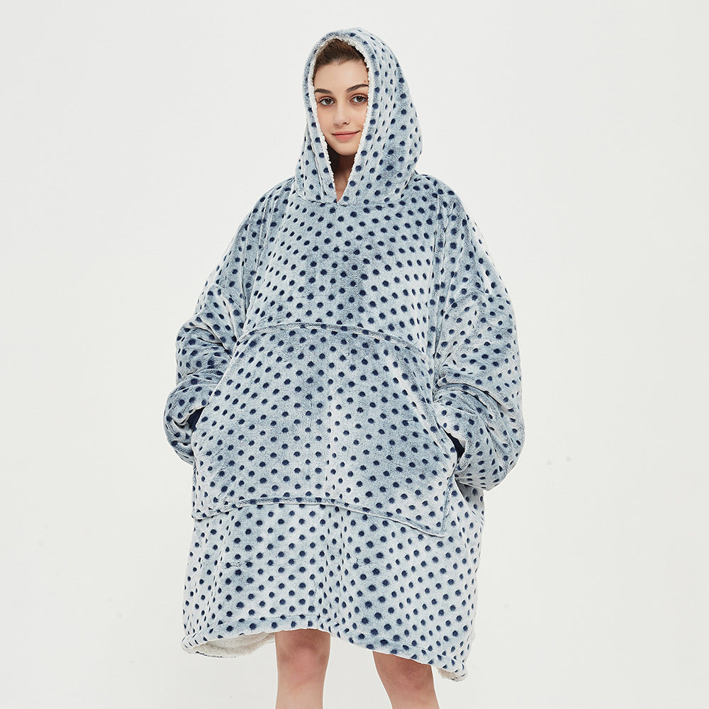 TV blanket outdoor cold and warm night gown