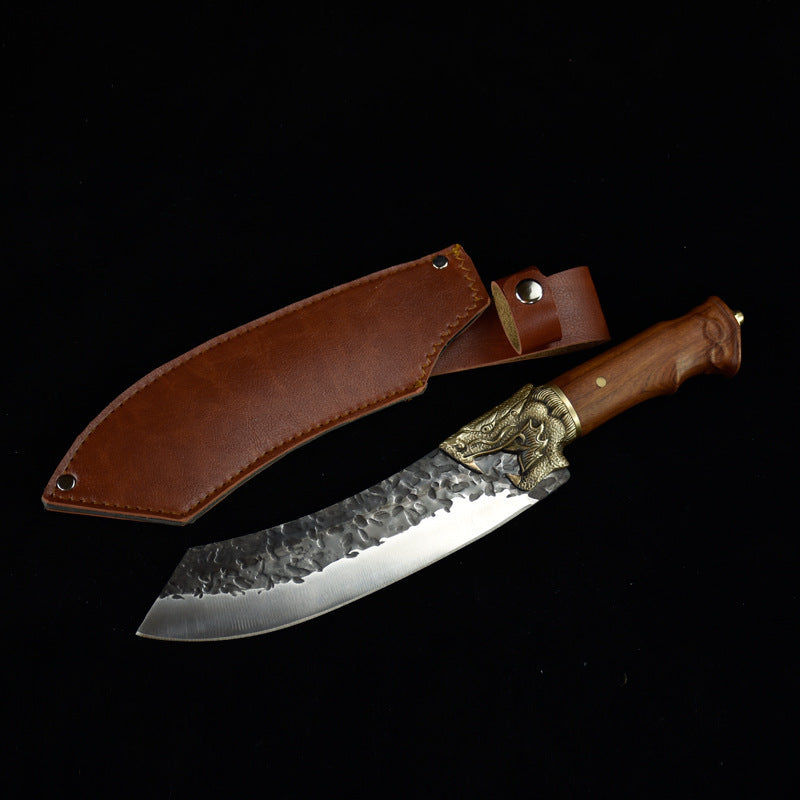 Forge longquan kitchen knife by hand