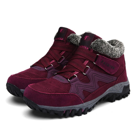 Outdoor Snow Plus Velvet Warm Women's Cotton Shoes