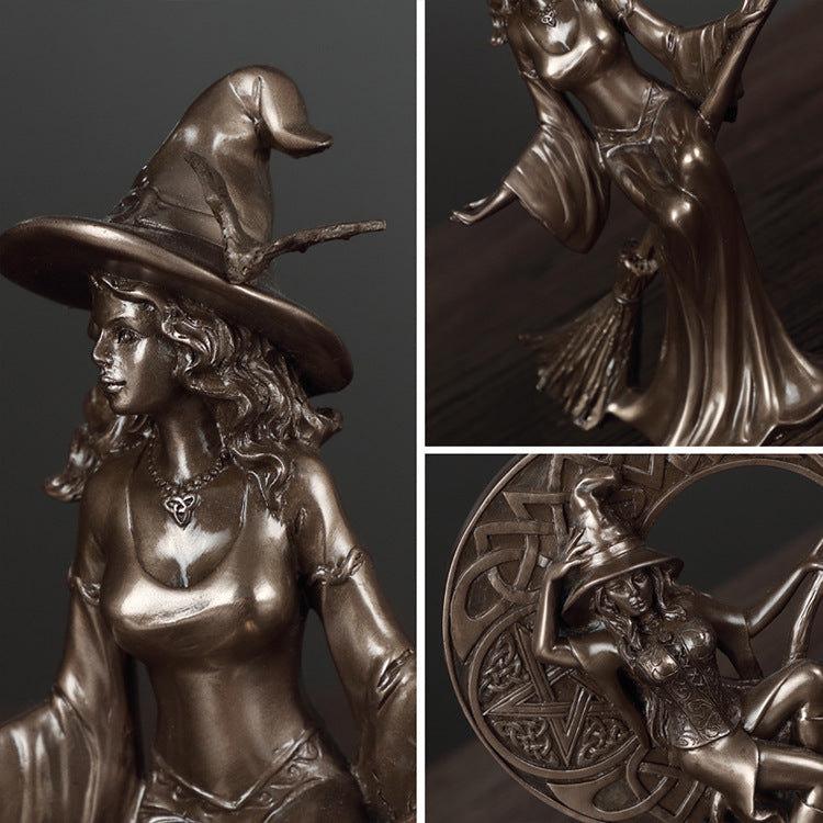 Bronze Witch Crafts Decoration