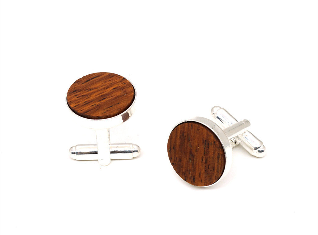 Wooden shirt cufflinks