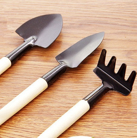 3 Pcs/set Mini Spade Shovel Harrow Flowerpot Tools