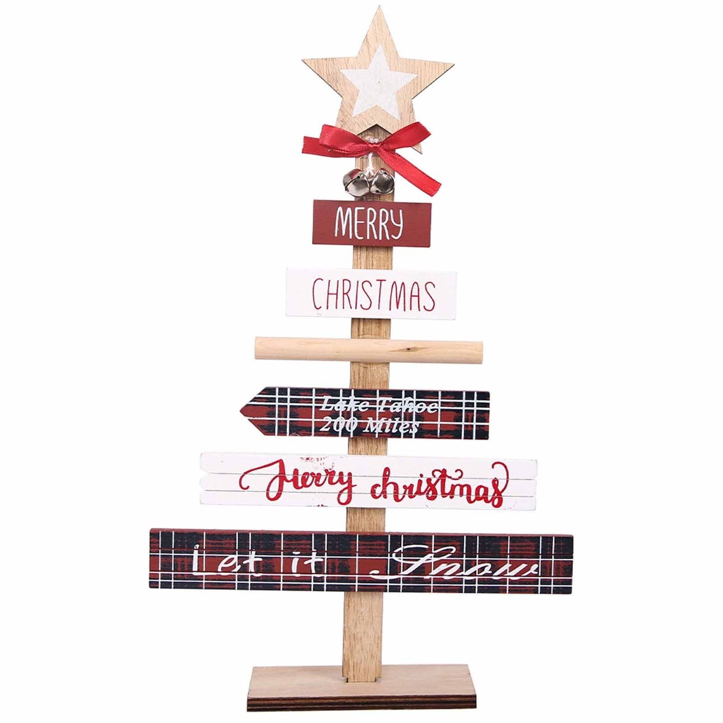 Christmas decorations with English letters