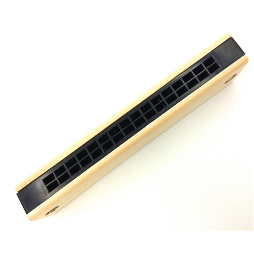 Children's wooden harmonica