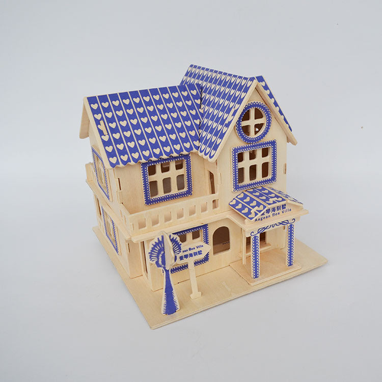 Wooden house model