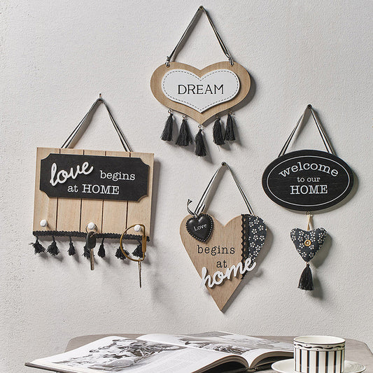 Wooden door ornaments