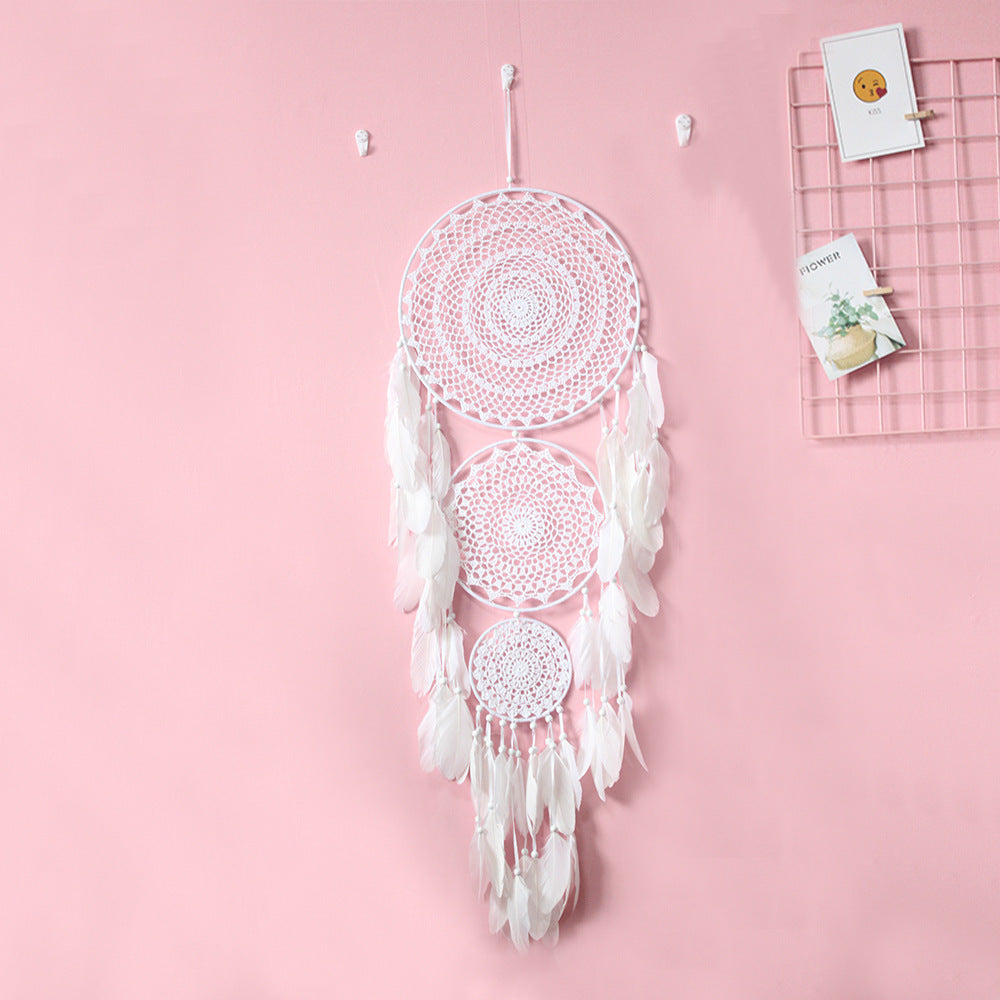 Concentric Hook Flower Dream Catcher