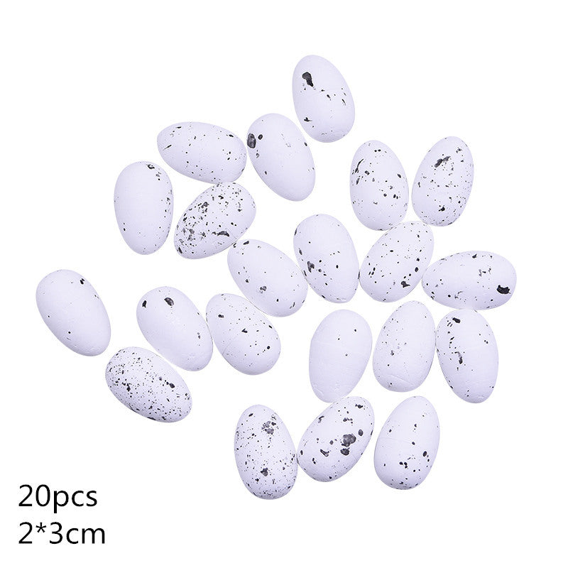 Color Simulation Foam Pet Decoration Egg