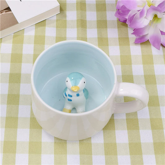 Animal cup in ceramic 3D cup