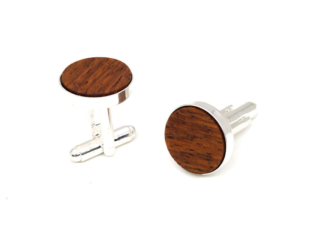 Wooden shirt cufflinks