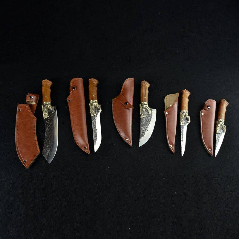 Forge longquan kitchen knife by hand