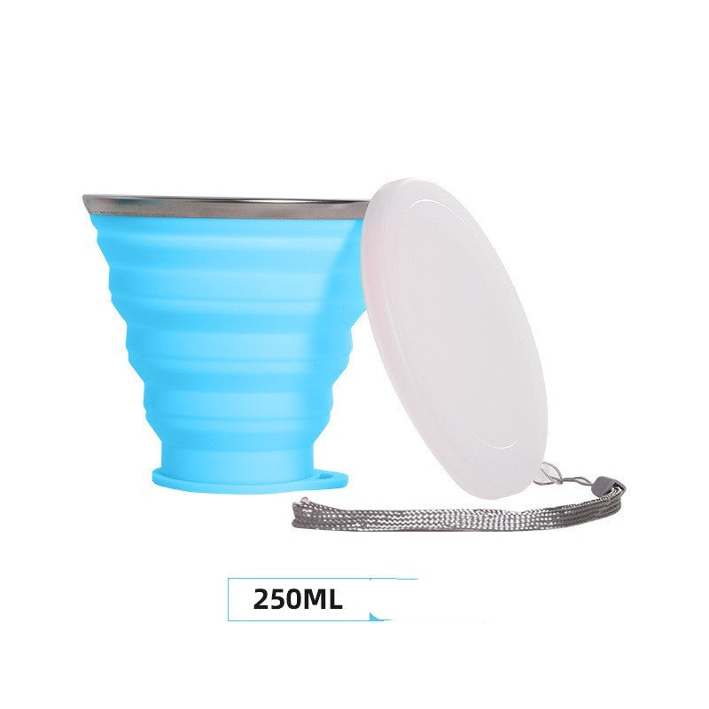 Outdoor Portable Silicone Folding Mug