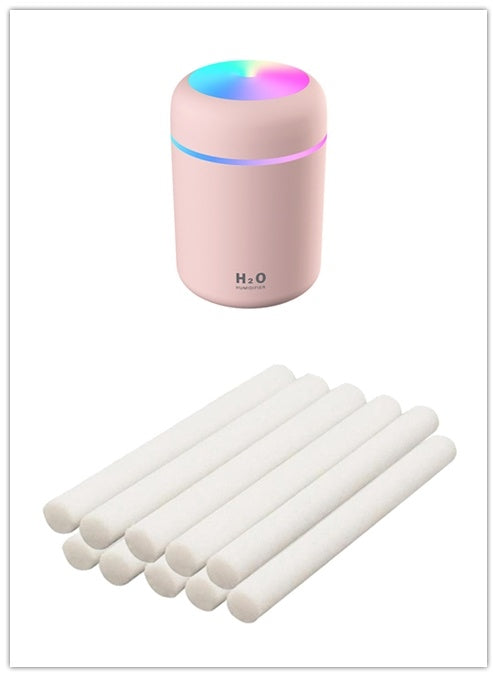 Home Car Charging Colorful Air Humidifier Usb Water Replenishment