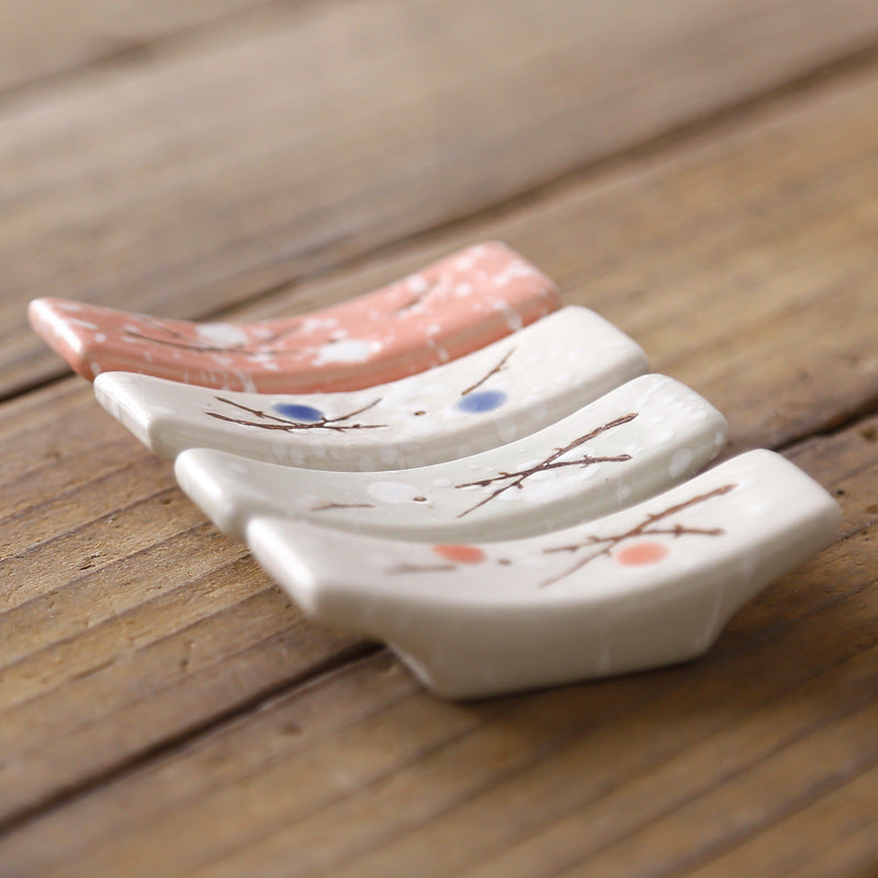 Ceramic tableware chopstick holder