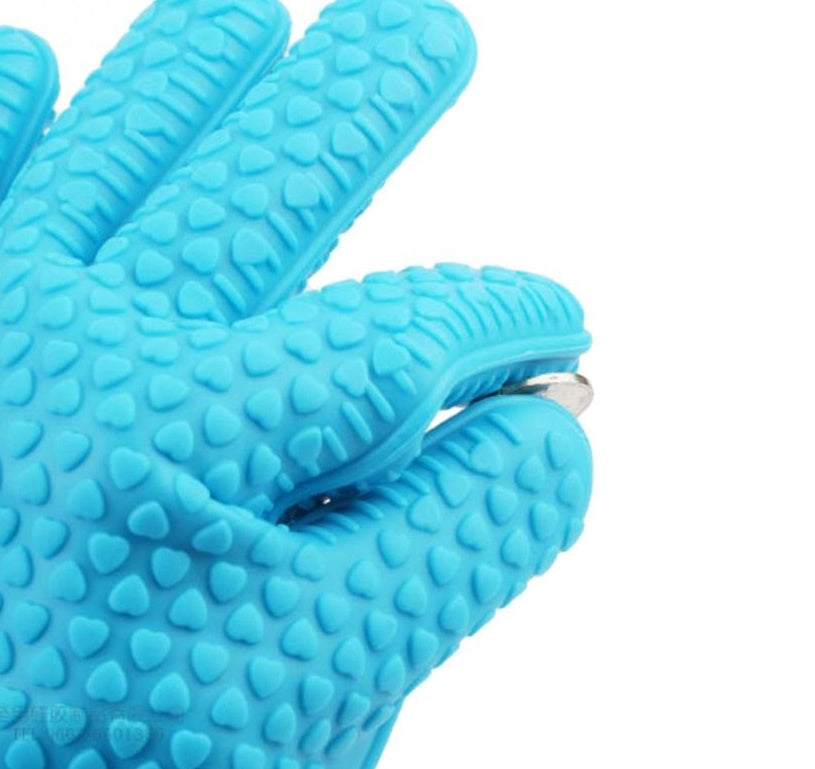 Non-slip silicone gloves microwave oven gloves tools microwave oven insulation gloves