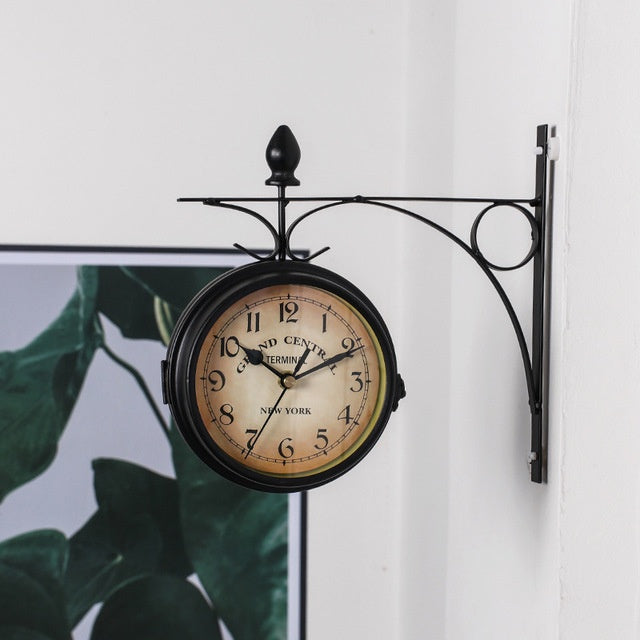 European style clock iron clock