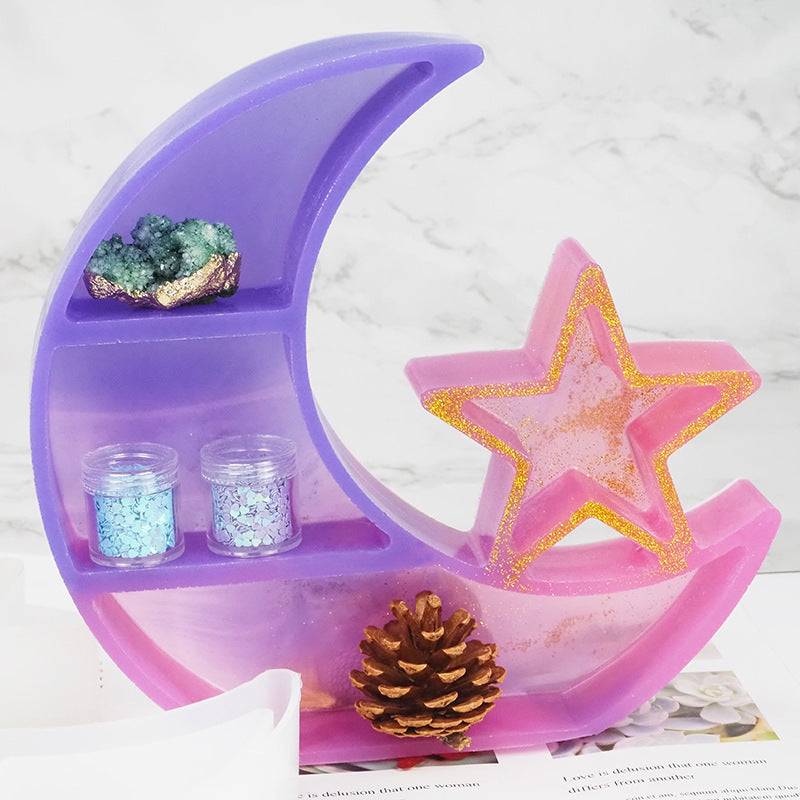 Storage Box Large Tray Set Up Lunar Eclipse Ornament Silicone Mold