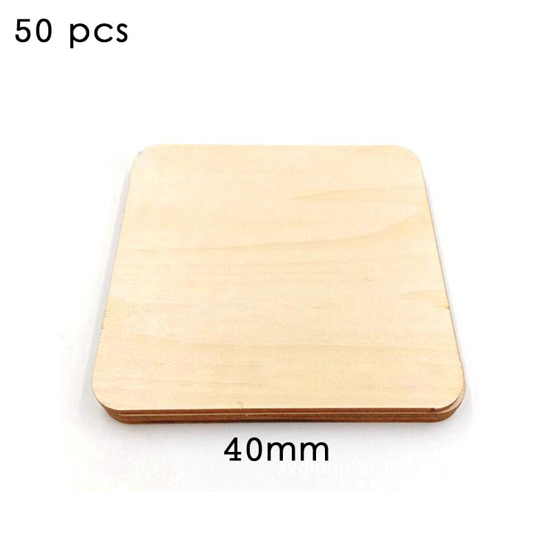 Log rounded square wood chip sandwich special-shaped wood chip