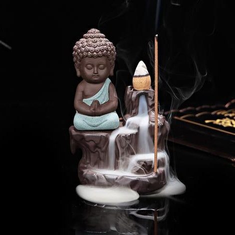 Ceramic Buddha Inverted Incense Burner Ornaments