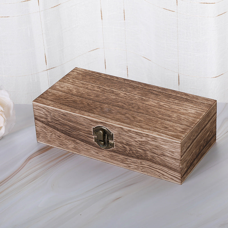 Wooden storage box