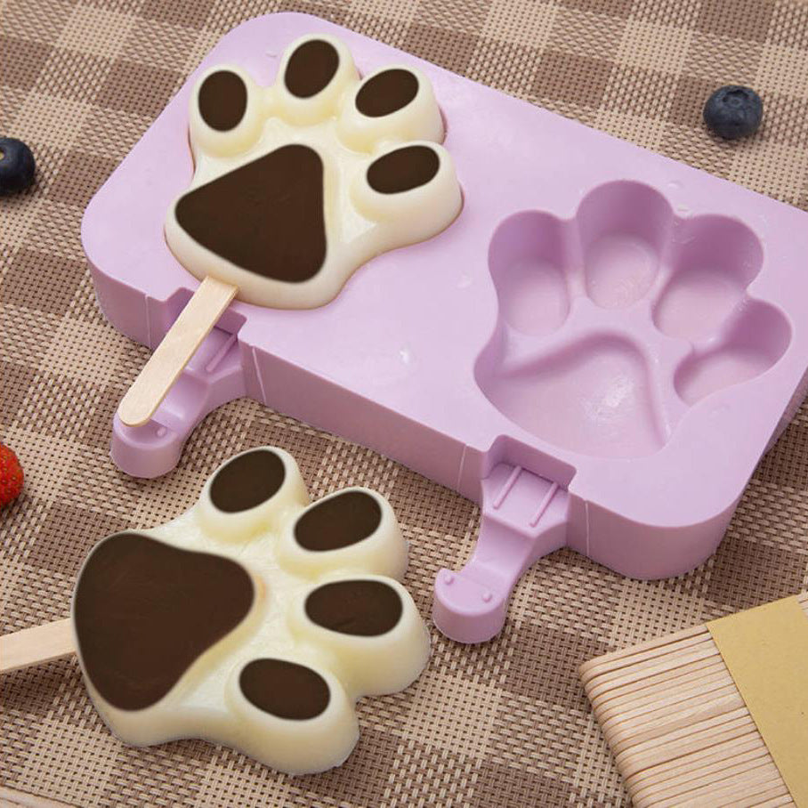 Silicone mould for ice cream household