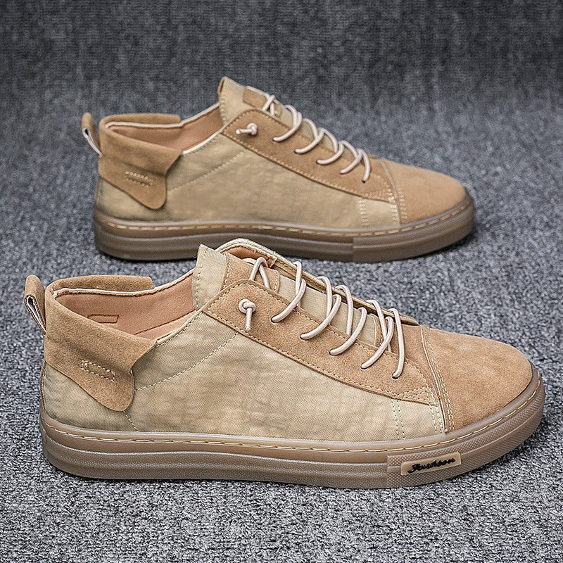 Men's high-top canvas sneakers