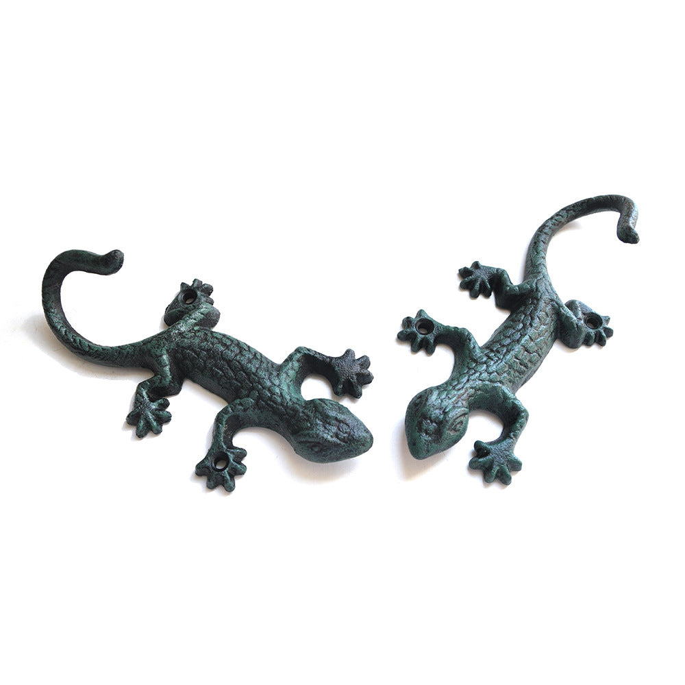 Wrought Iron Gecko Hook American Cast Iron Garden Hook