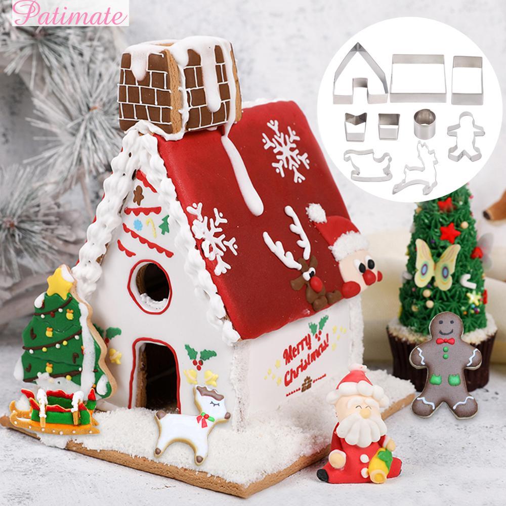 Christmas Cookie Mold Christmas Decorations For Make a  Cookie House