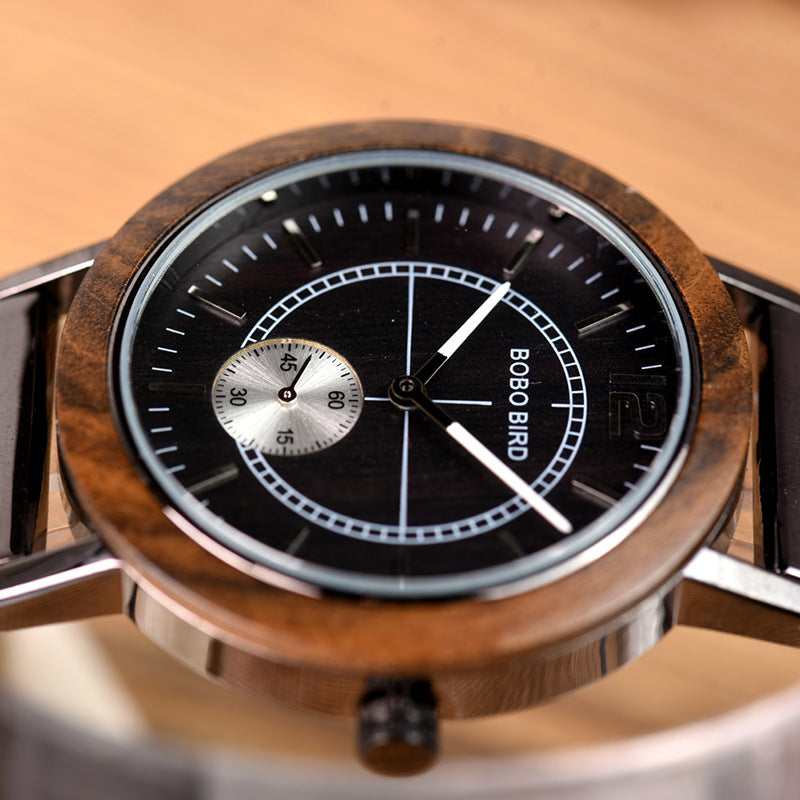 Couple wooden watch