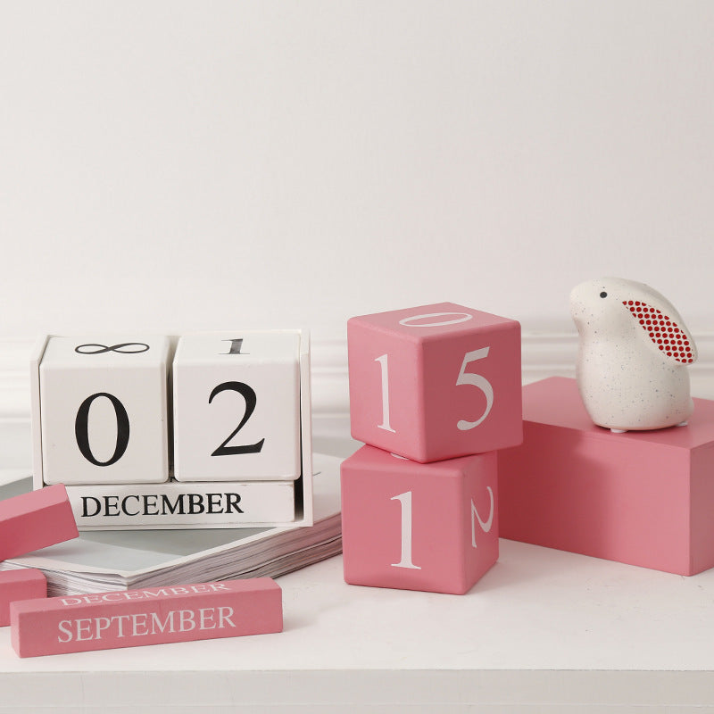 Creative calendar living room decoration