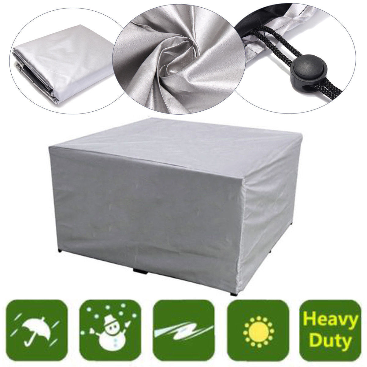 Silver Outdoor Garden Waterproof Cover Yard