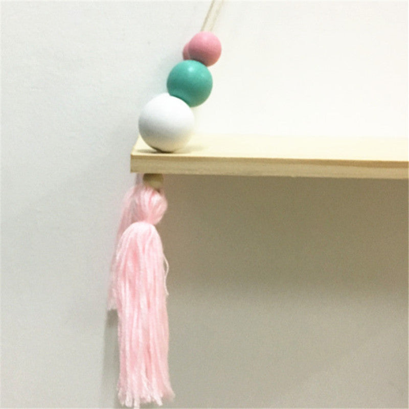 Macaron Wooden Bead Creative Shelf