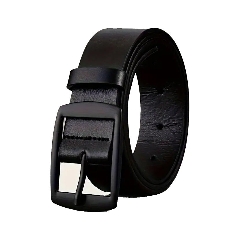 All-matching Pin Buckle Microfiber Eyelet Men And Women Belt