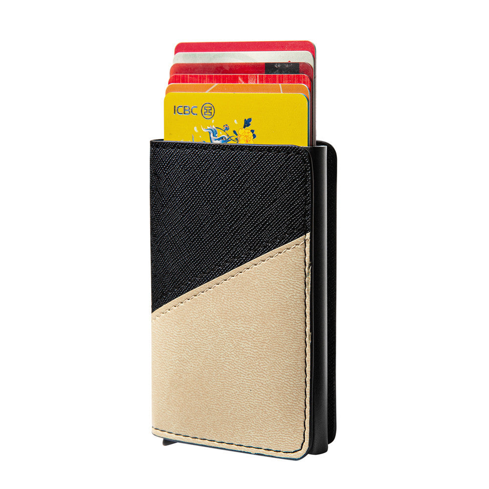 Men's Fashion Color Contrast Wallet