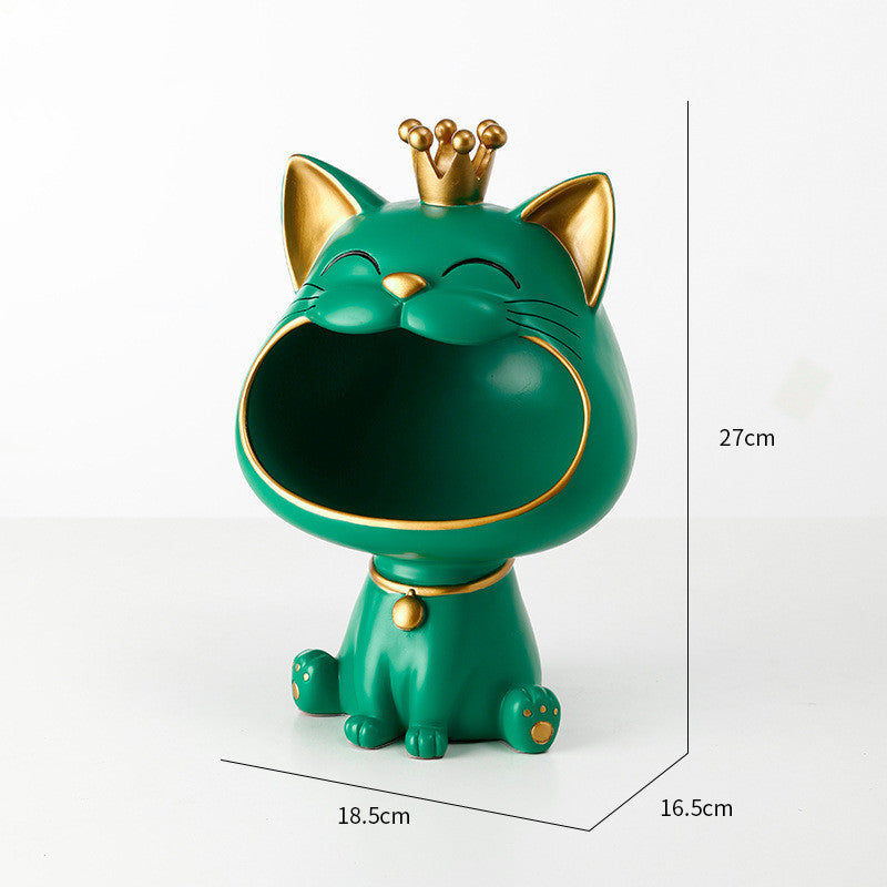 Lucky Storage Key Cat Creative Entrance Desktop Decoration