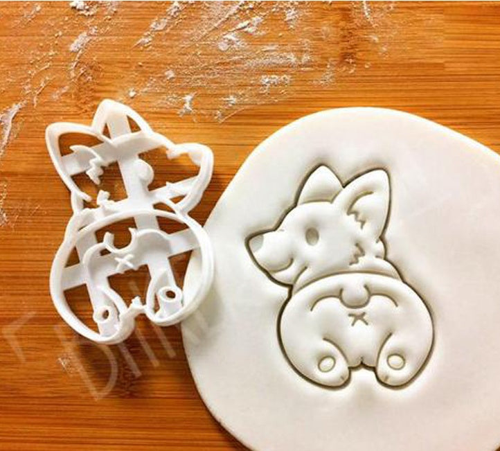 Corgi Shape Cookie Cutter Set