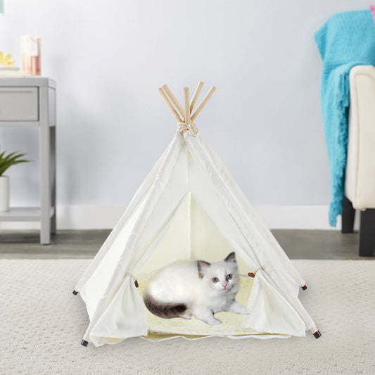 Detachable And Washable Pet Tent With Cotton Fabric