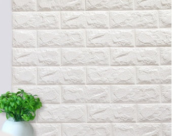 Self-adhesive Wallpaper Waterproof Anti-collision Background Wall Brick Wallpaper 3d Solid Wall Stickers Soft Bag