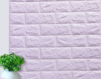 Self-adhesive Wallpaper Waterproof Anti-collision Background Wall Brick Wallpaper 3d Solid Wall Stickers Soft Bag