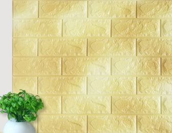 Self-adhesive Wallpaper Waterproof Anti-collision Background Wall Brick Wallpaper 3d Solid Wall Stickers Soft Bag