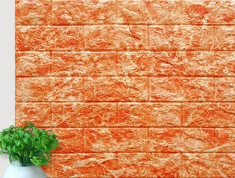 Self-adhesive Wallpaper Waterproof Anti-collision Background Wall Brick Wallpaper 3d Solid Wall Stickers Soft Bag