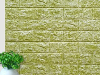 Self-adhesive Wallpaper Waterproof Anti-collision Background Wall Brick Wallpaper 3d Solid Wall Stickers Soft Bag