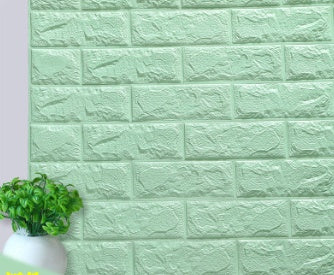 Self-adhesive Wallpaper Waterproof Anti-collision Background Wall Brick Wallpaper 3d Solid Wall Stickers Soft Bag